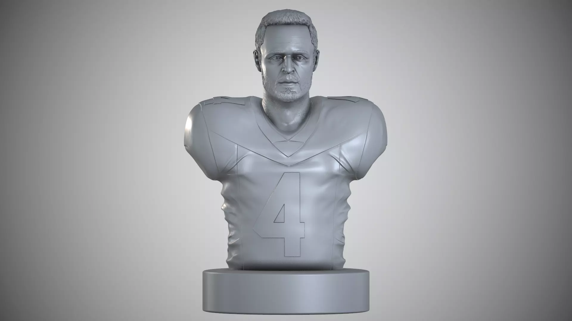 Derek Carr 3D print model