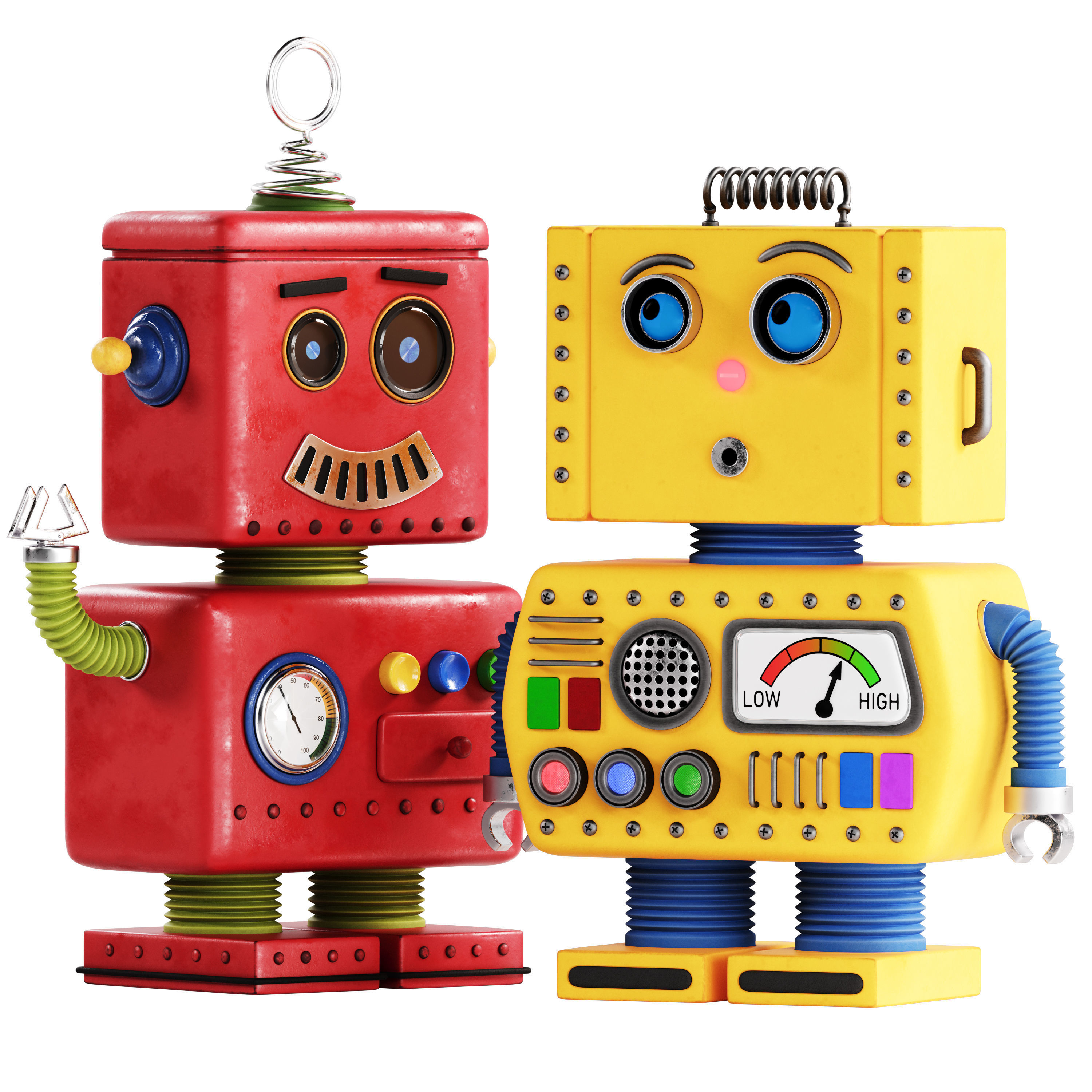 Robot Toy 03 3D model_3