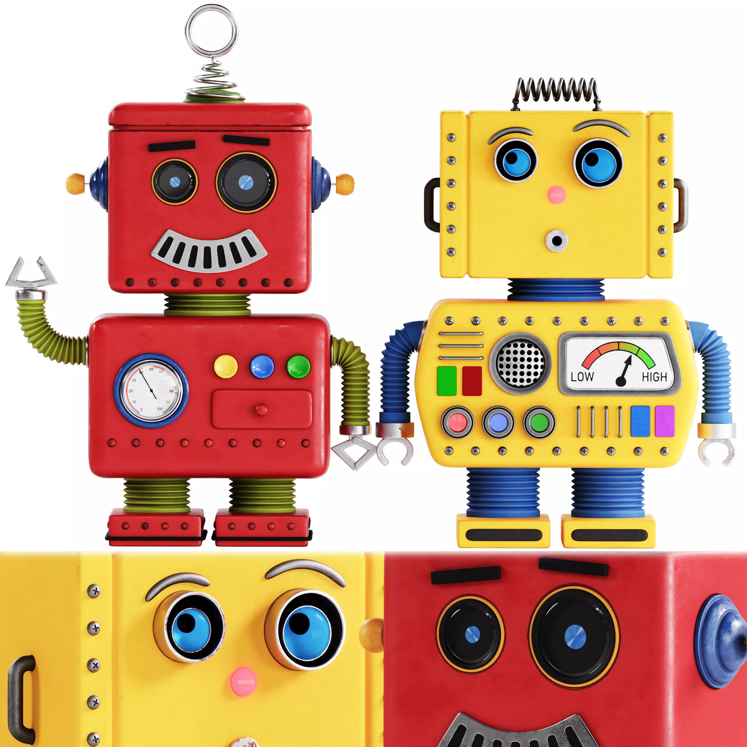 Robot Toy 03 3D model_0