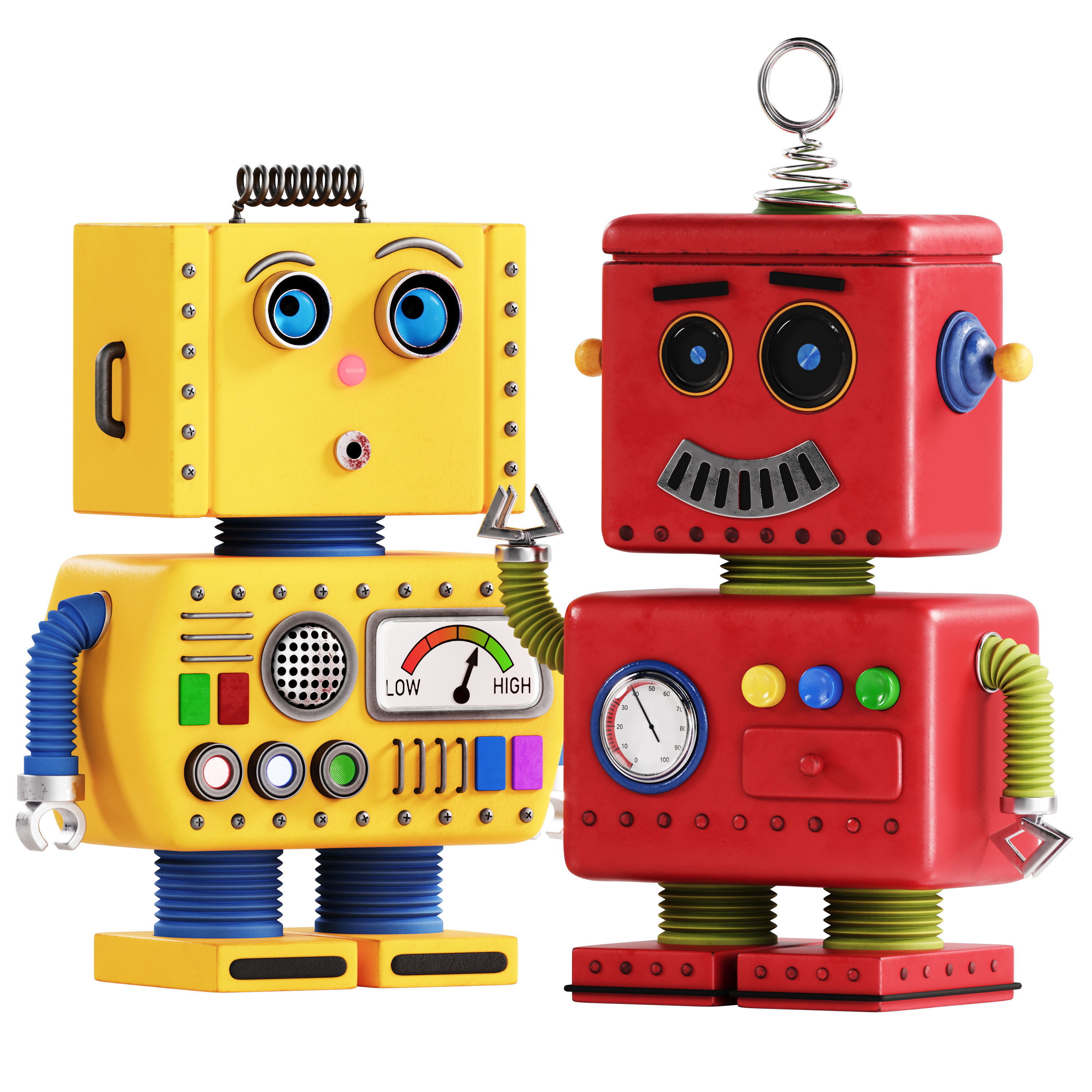 Robot Toy 03 3D model_2