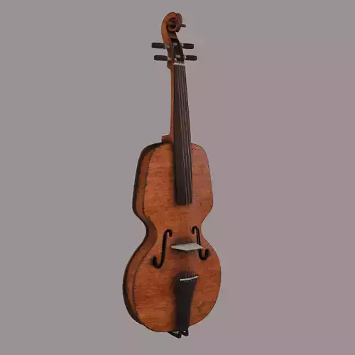 Violin  Low-poly 3D model