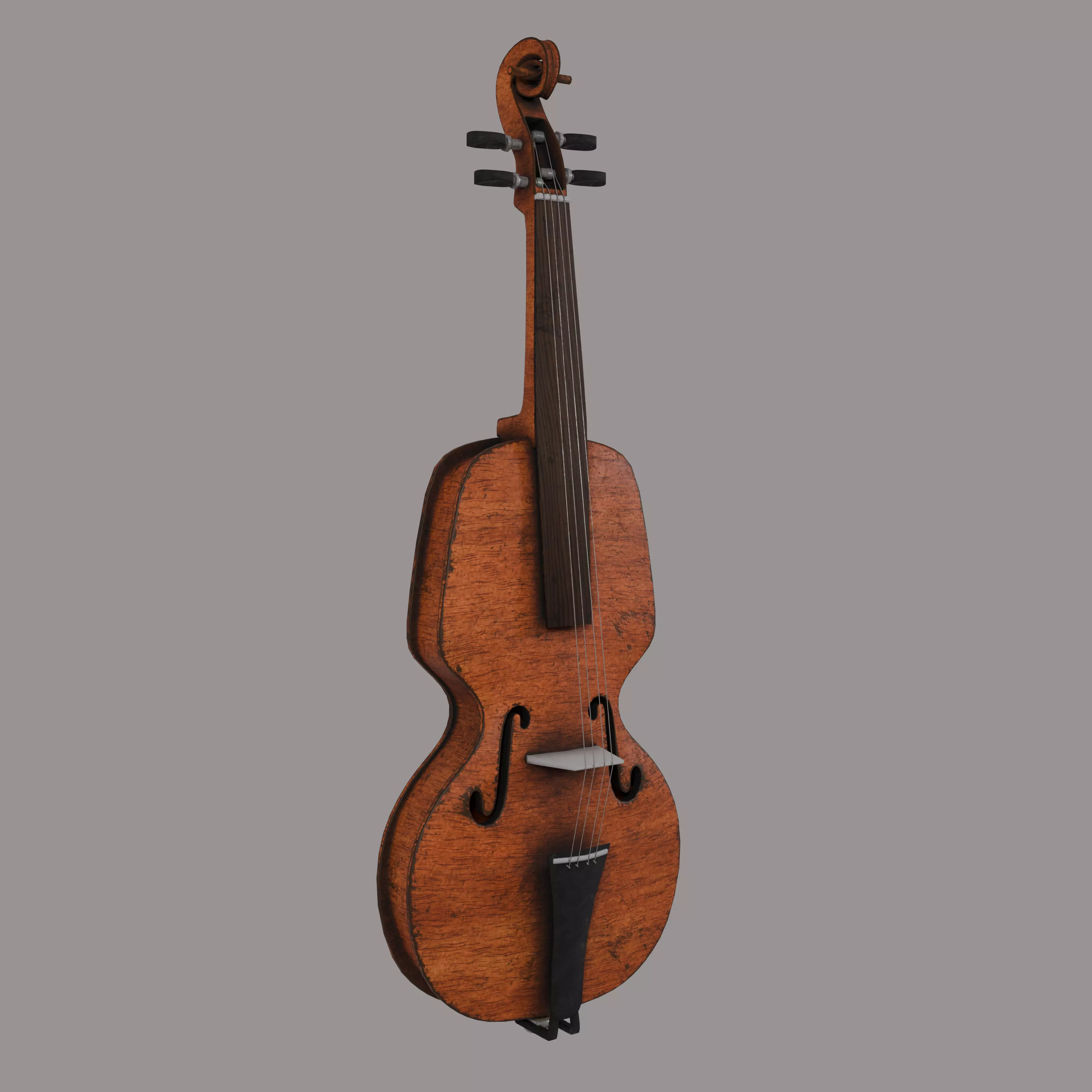 Violin Low-poly 3D model