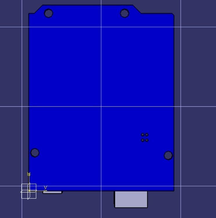 ARDUNIO UNO R3 CATIA Free 3D model_2