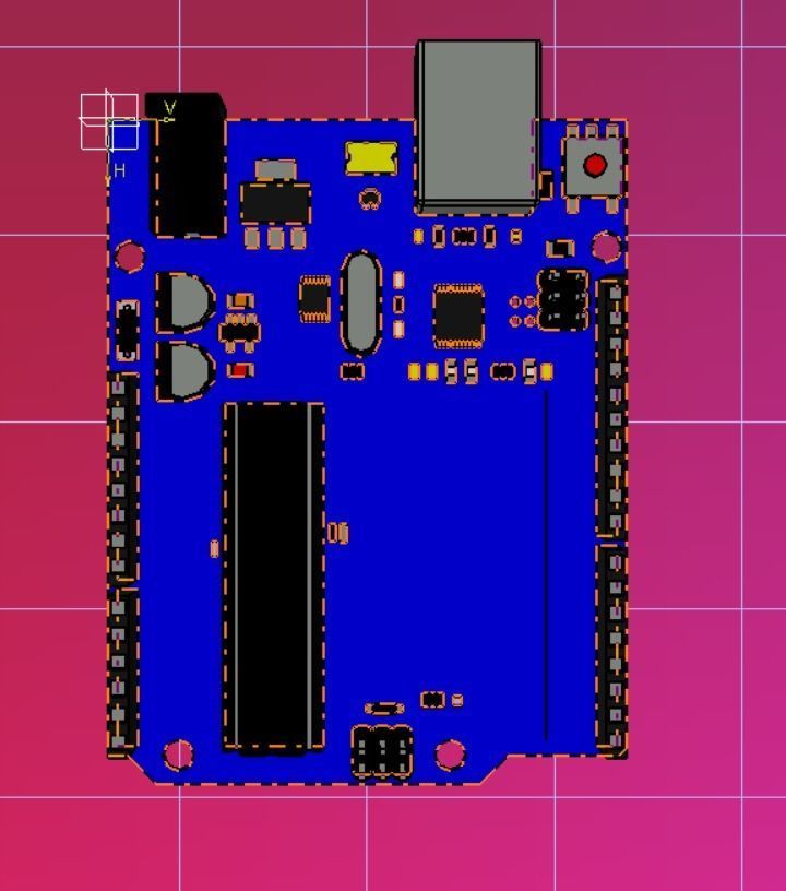 ARDUNIO UNO R3 CATIA Free 3D model_1
