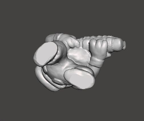 METAL SLUG MARCO ROSSI VINTAGE FIGURE MODEL STATUE TOY 3D print model_5