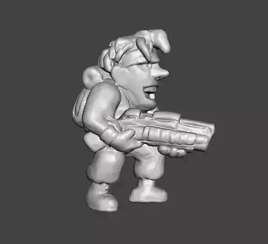 METAL SLUG MARCO ROSSI VINTAGE FIGURE MODEL STATUE TOY 3D print model