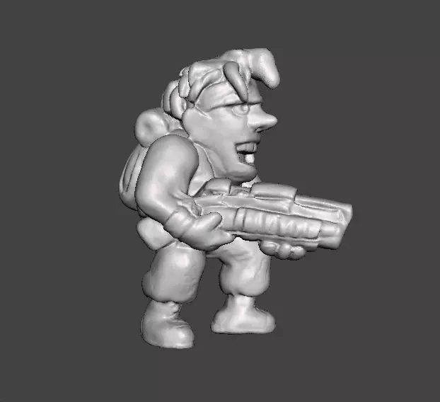 METAL SLUG MARCO ROSSI VINTAGE FIGURE MODEL STATUE TOY 3D print model_0