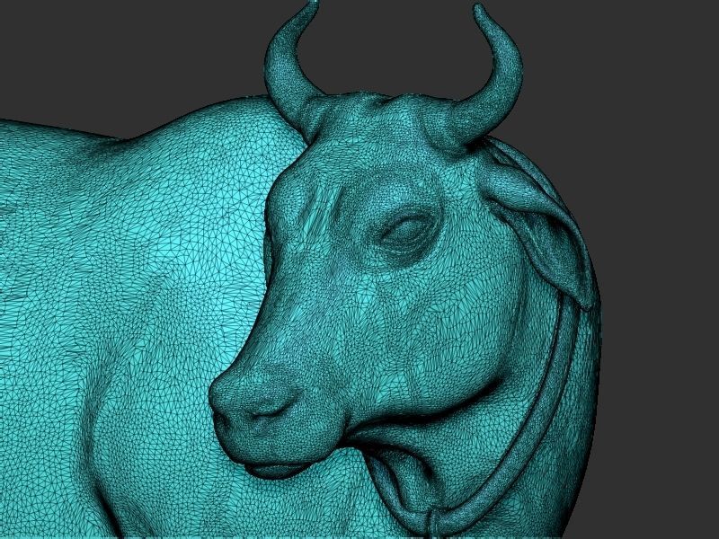 Cow and Calf Pose 3D print model_14