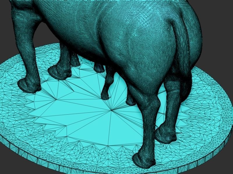 Cow and Calf Pose 3D print model_16