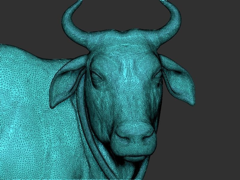 Cow and Calf Pose 3D print model_17