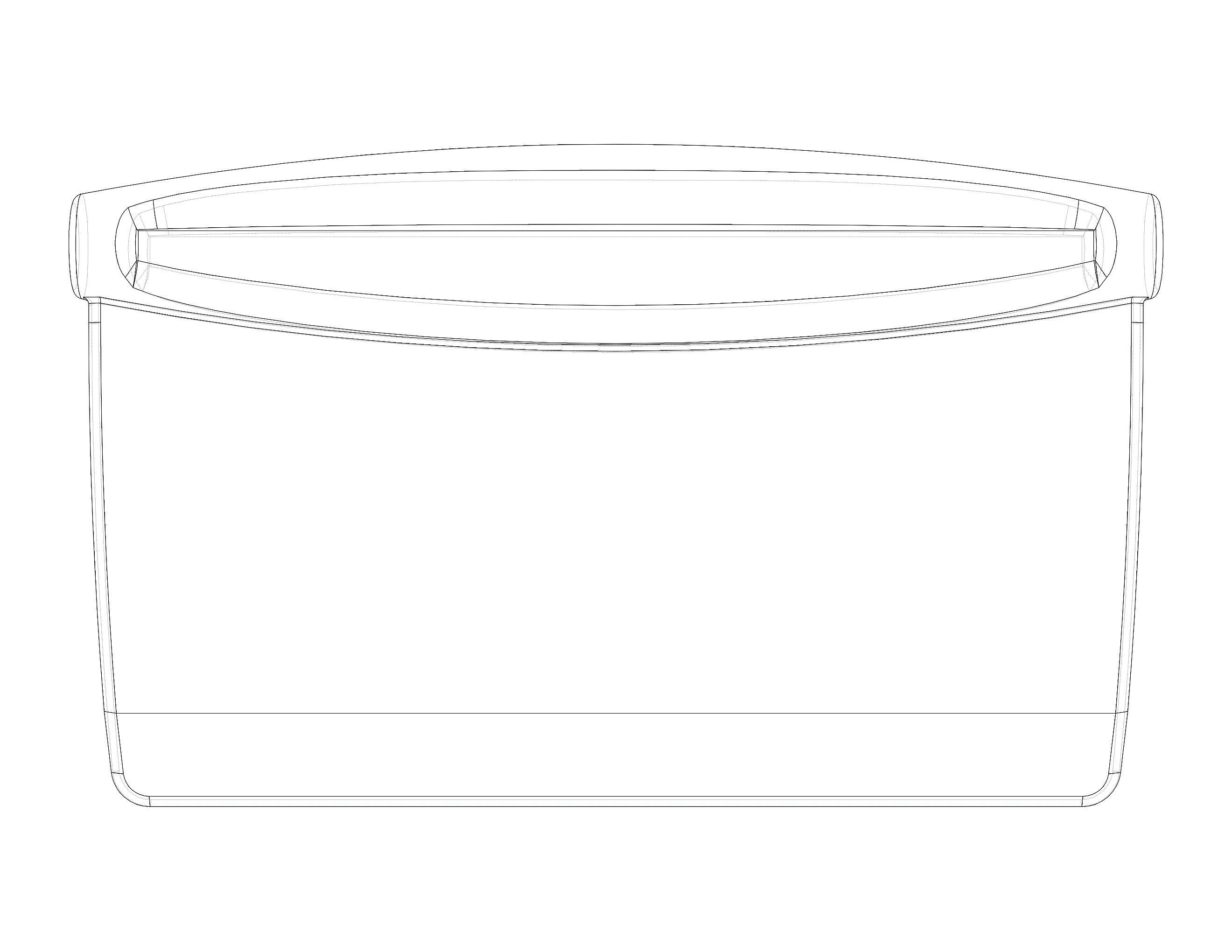 Hard Plastic Bench Scraper 3D print model_15