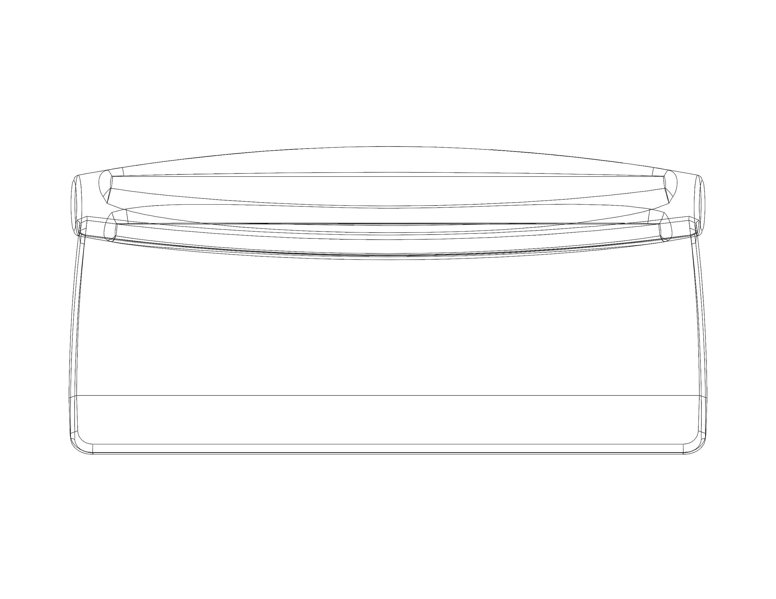 Hard Plastic Bench Scraper 3D print model_20