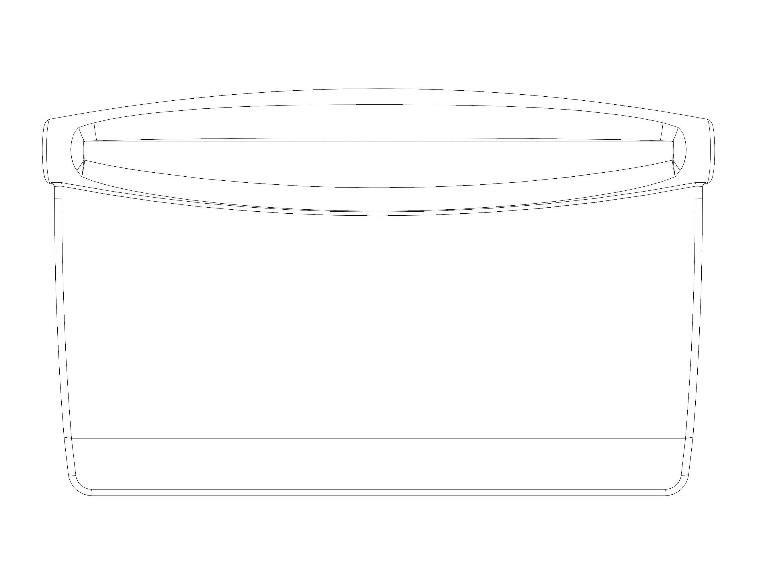 Hard Plastic Bench Scraper 3D print model_14