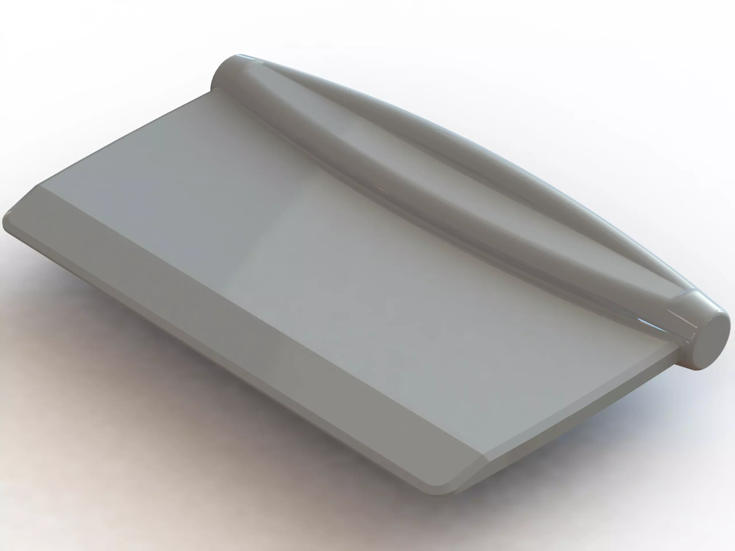 Hard Plastic Bench Scraper 3D print model_0