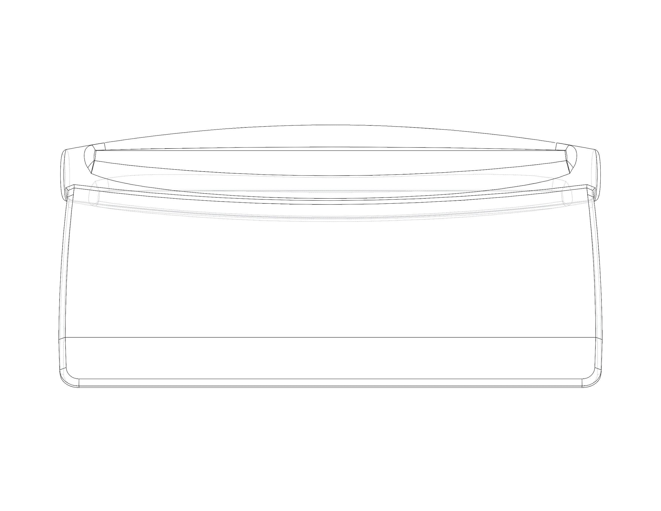 Hard Plastic Bench Scraper 3D print model_19