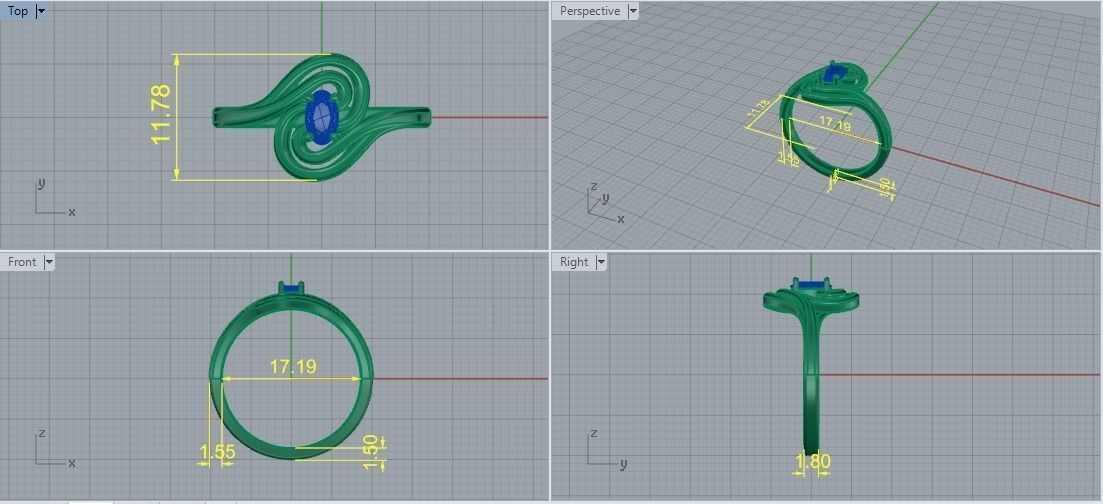Ring Model 5258 3D print model_5
