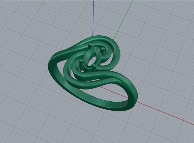 Ring Model 5258 3D print model_2