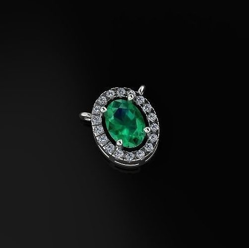 Oval pendant Model 5248 3D print model