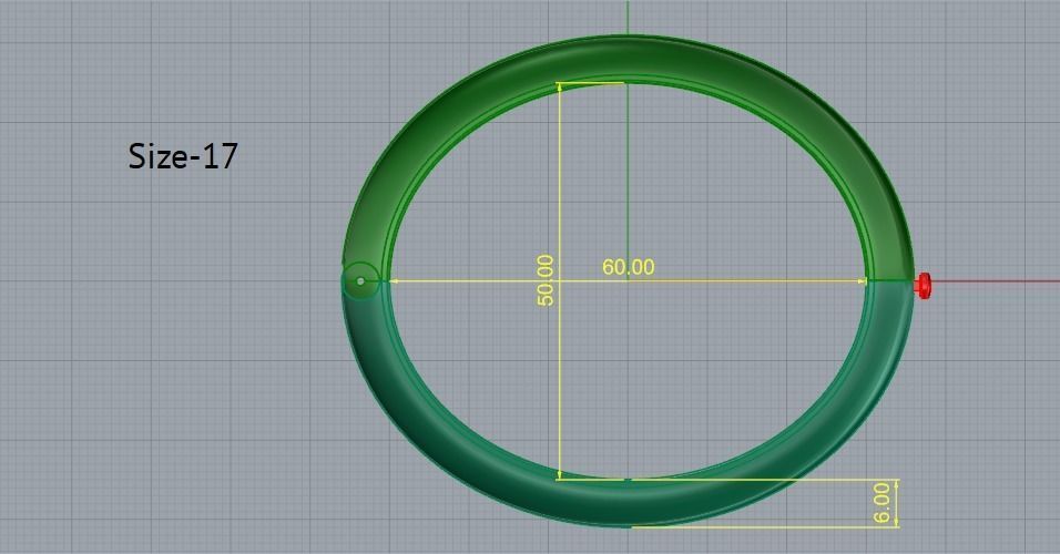 Bracelet size17 Model 5243 3D print model_5