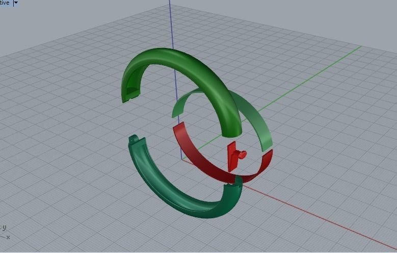 Bracelet size17 Model 5243 3D print model_2