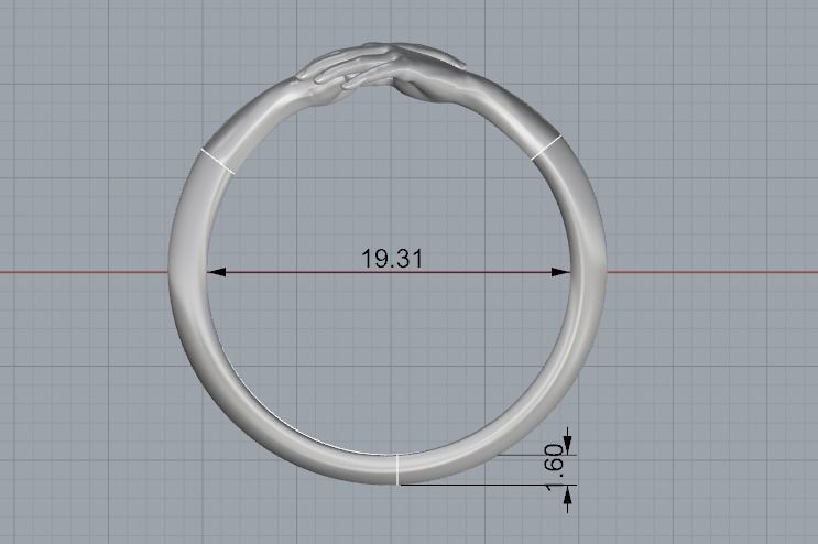 Hand ring Model 5239 3D print model_6