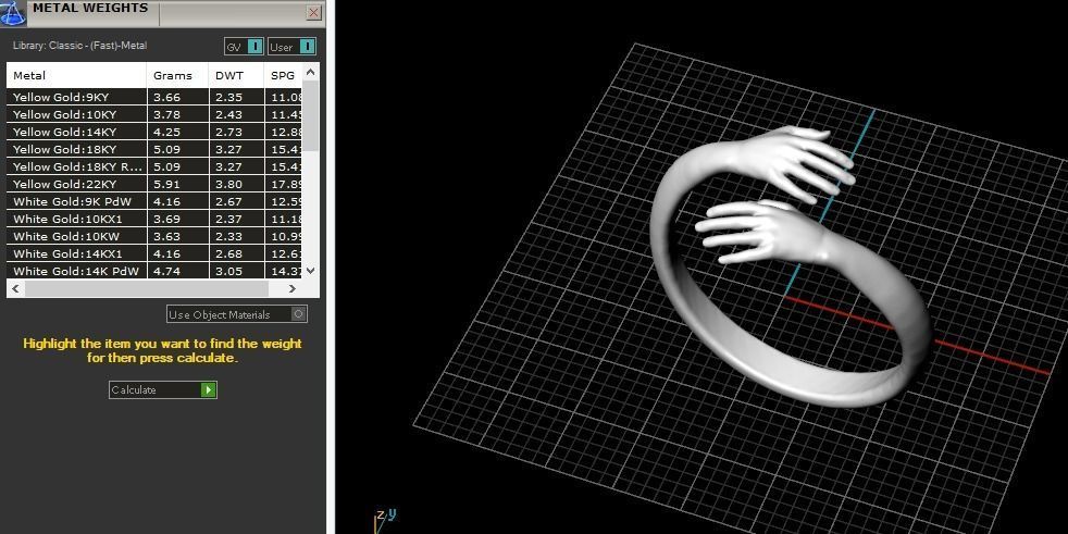 Hand ring Model 5239 3D print model_7