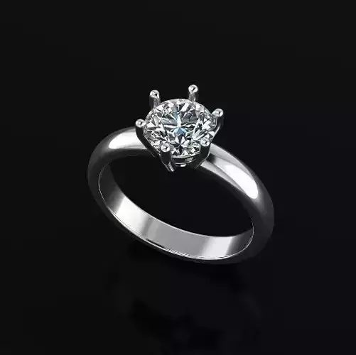 Solitaire ring Model 5235