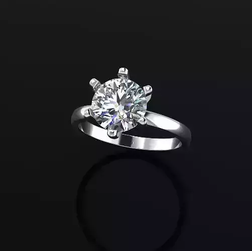 Solitaire ring Model 5231