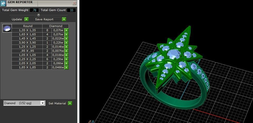Shtern ring Model 5319 3D print model_7