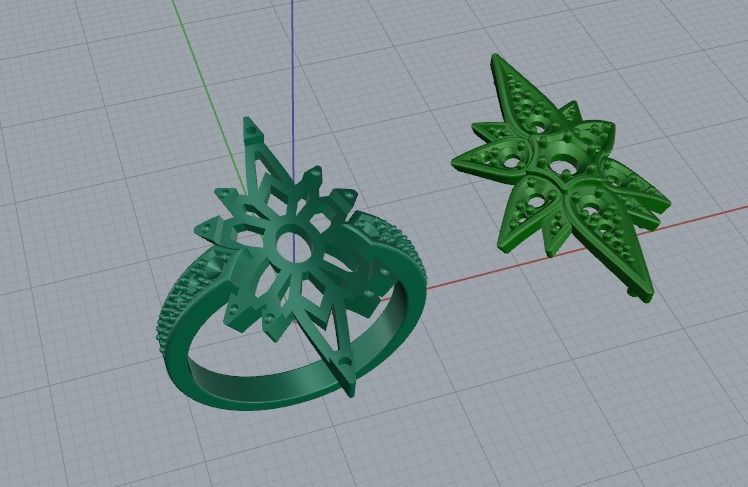 Shtern ring Model 5319 3D print model_2