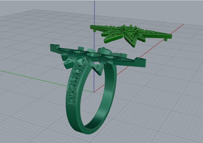 Shtern ring Model 5319 3D print model_3