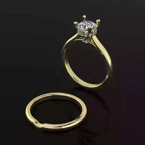 Solitaire ring Model 5315