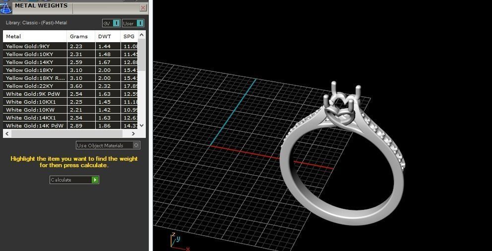 Heart ring Model 5309 3D print model_6