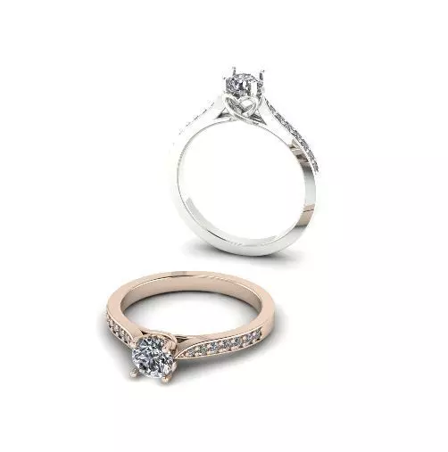 Heart ring Model 5309 3D print model_0