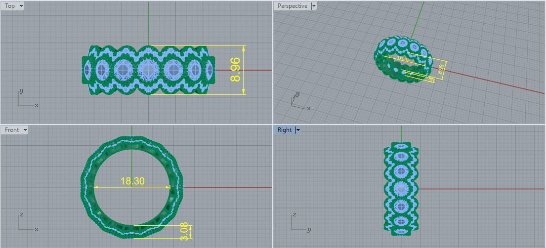 Ring Model 5301 3D print model_5