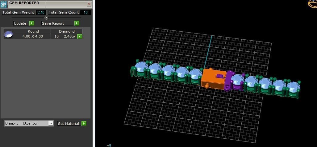 Bracelet Model 5296 3D print model_9