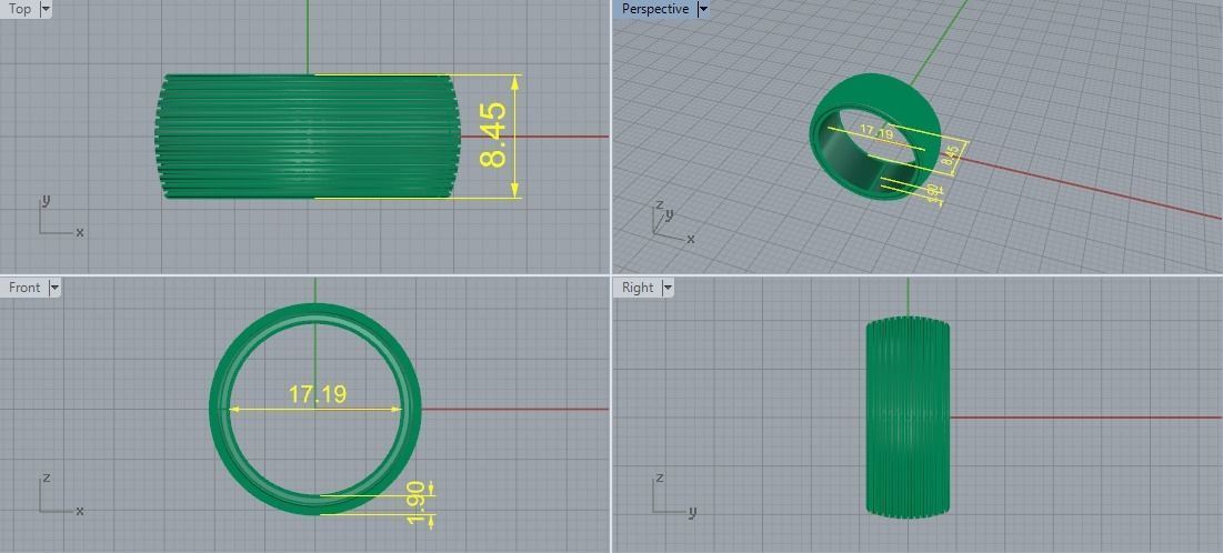 Ring Model 5295 3D print model_6