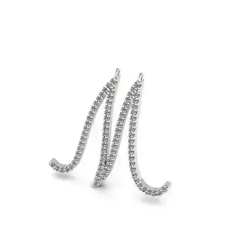 Pendant letter M Model 5291