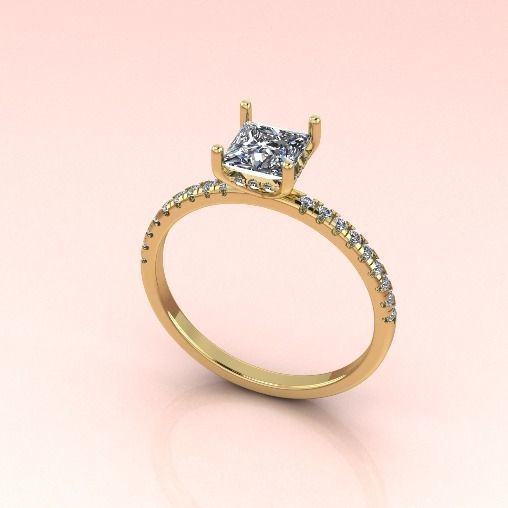 Ring princess Model 5289 3D print model_1