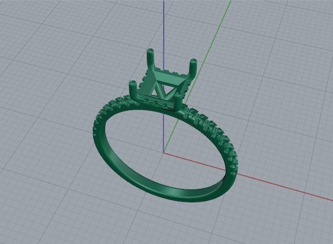Ring princess Model 5289 3D print model_2
