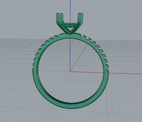 Ring princess Model 5289 3D print model_3