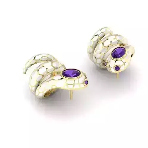 Snake earrings Model 5288