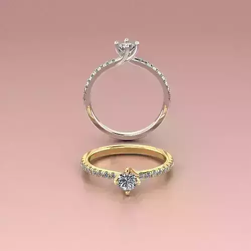 Solitaire ring Model 5285