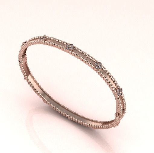 Bracelet arpels Model 5282 3D print model_2