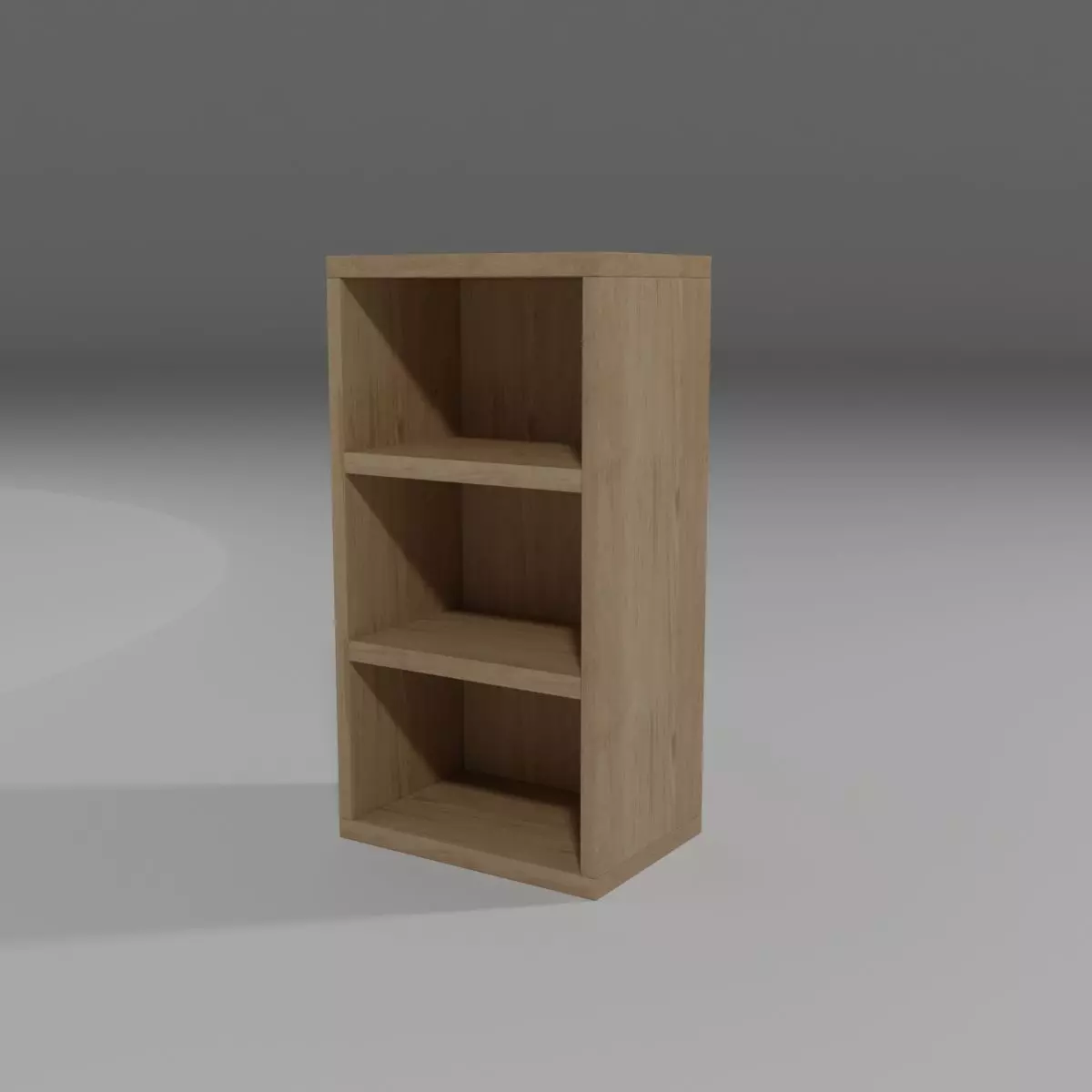 Shelf Low-poly 3D model_0