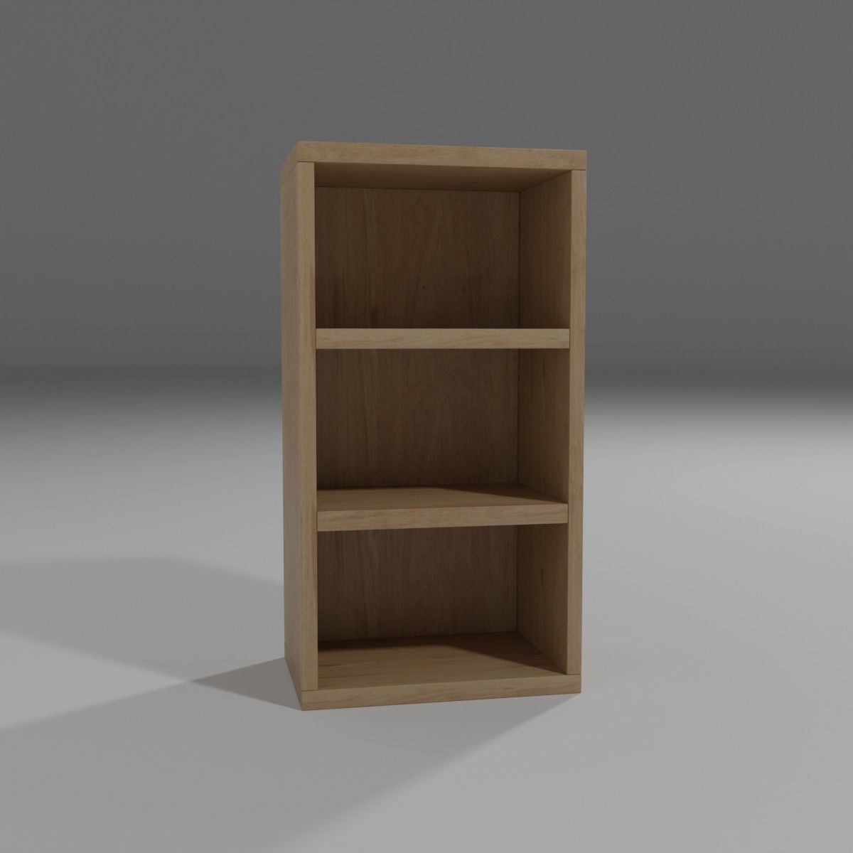 Shelf Low-poly 3D model_1