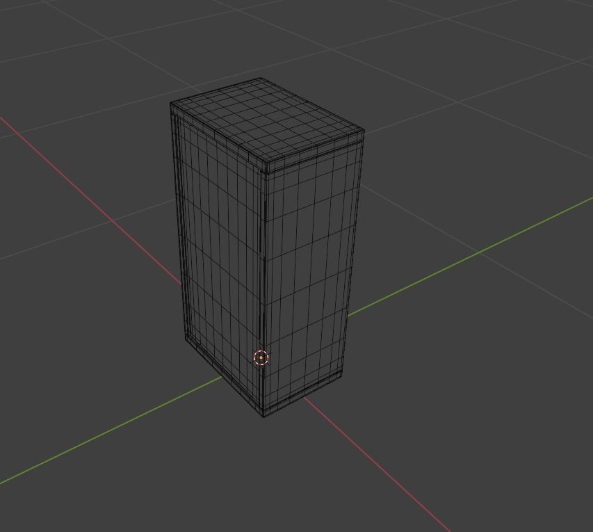 Shelf Low-poly 3D model_3