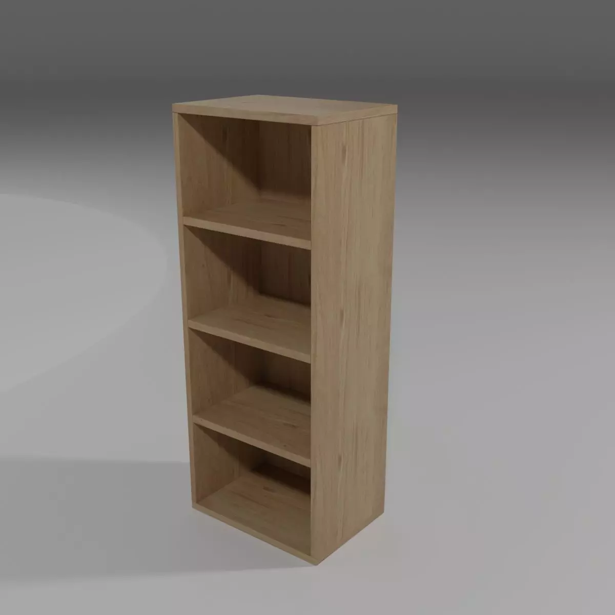 Shelf Low-poly 3D model_0