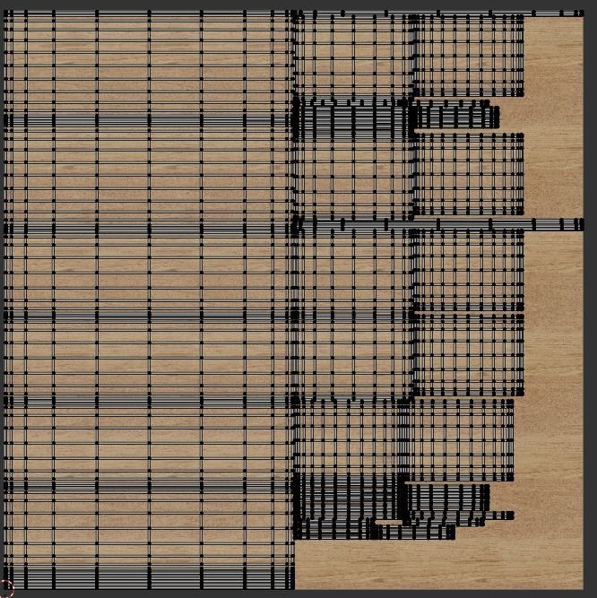 Shelf Low-poly 3D model_5