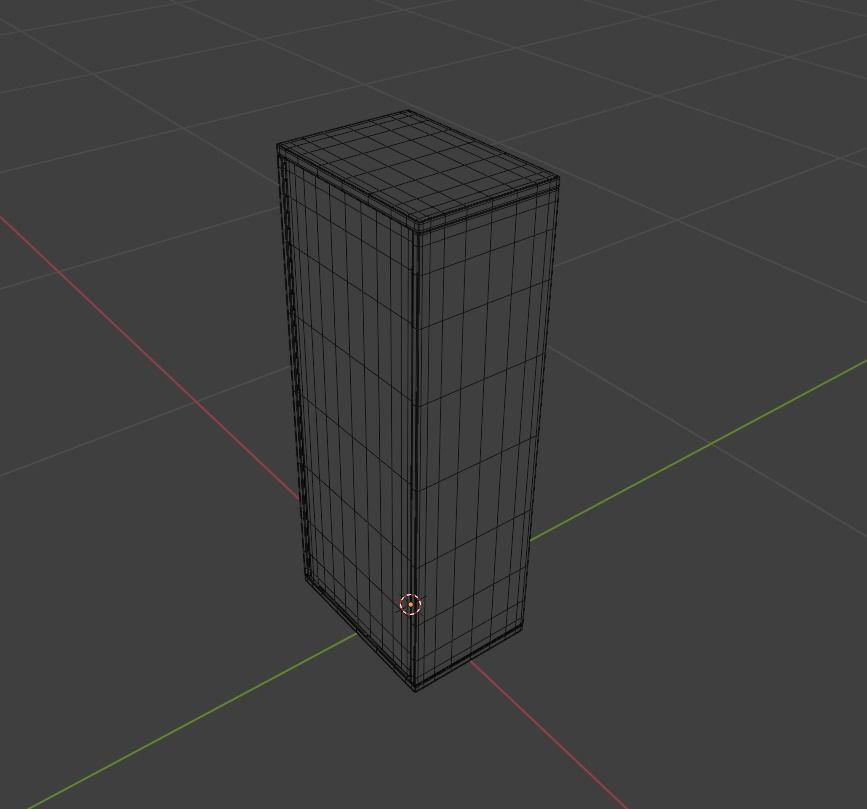 Shelf Low-poly 3D model_3